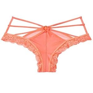 Victorias Secrets Very Sexy Neon Nectar Ultra Strappy Cheeky Panty